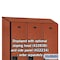 Salsbury Industries 1 Tier Designer Locker, 54"Wx76"Hx18"D, 3 Door, Cherry 18-21368CHE - alternate 3